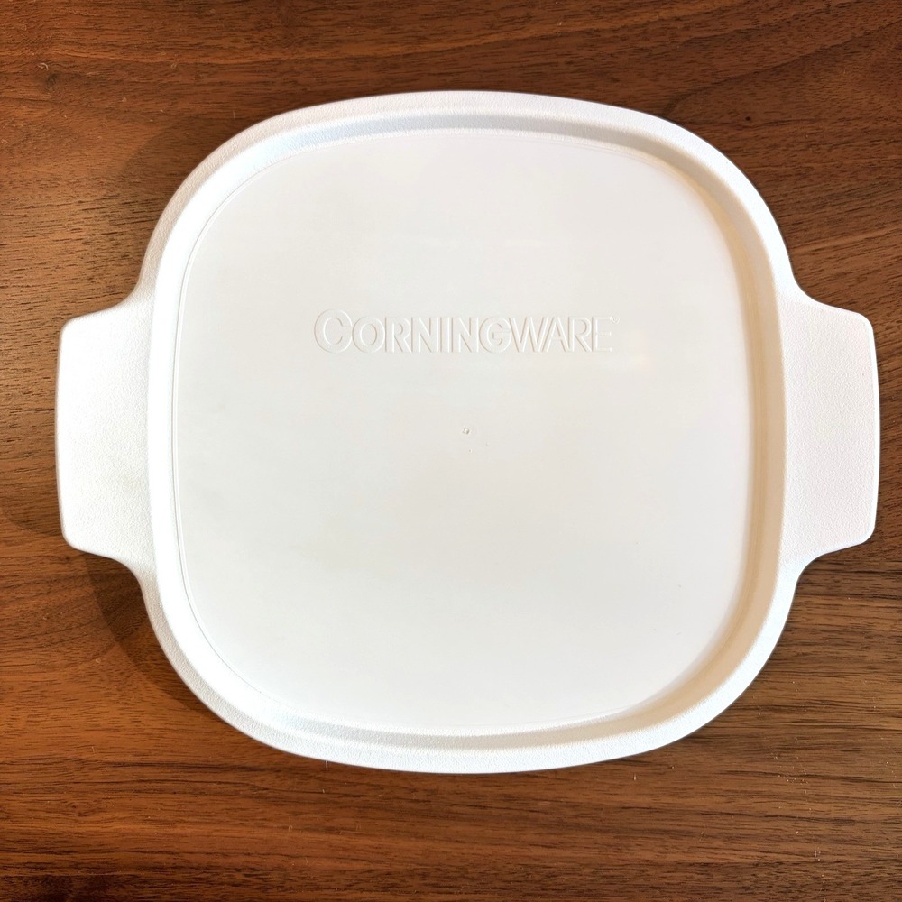 Genuine Corning Ware A-2-PC White Plastic Replacement Storage Lid White